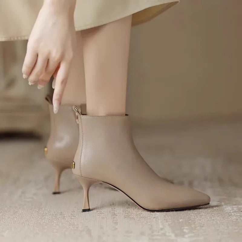 Boots For Women | Pointed Toe Ankle-Length Shaft