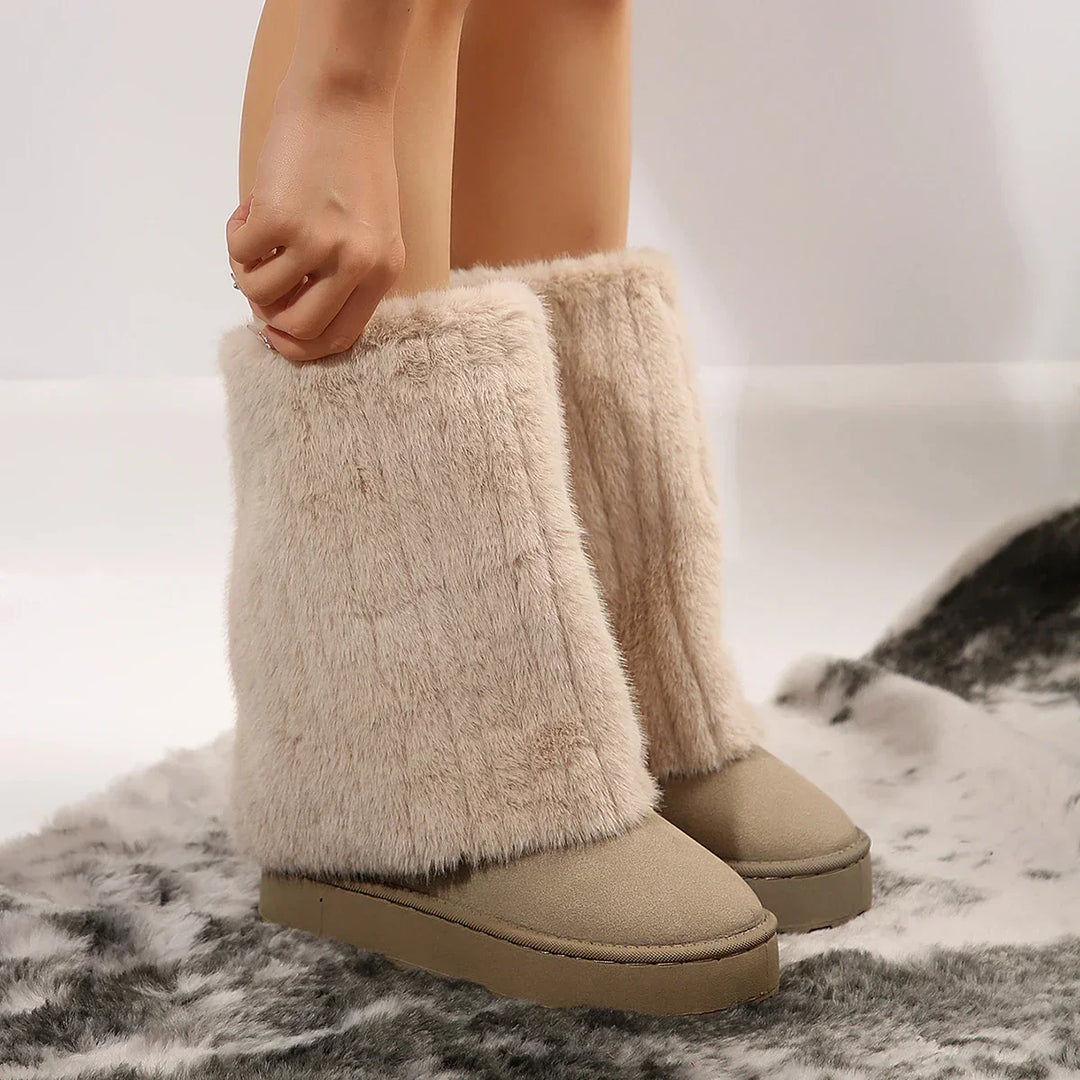 Boots For Women | Tall Plush-Look Shaft Design