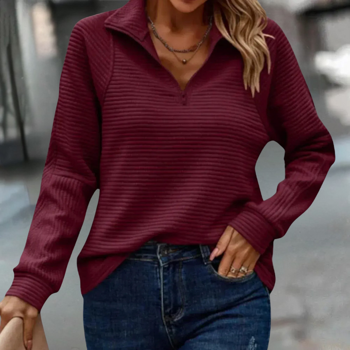 Women's Sweater | All-over Ribbed Texture