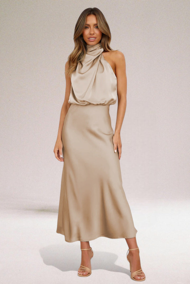 Women's Dress | Halter Neck Maxi
