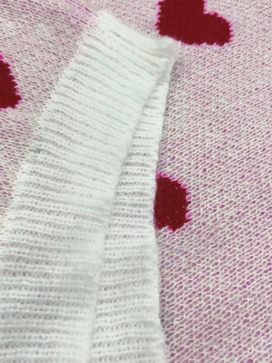 Women’s Sweater | Heart Pattern Long Sleeve