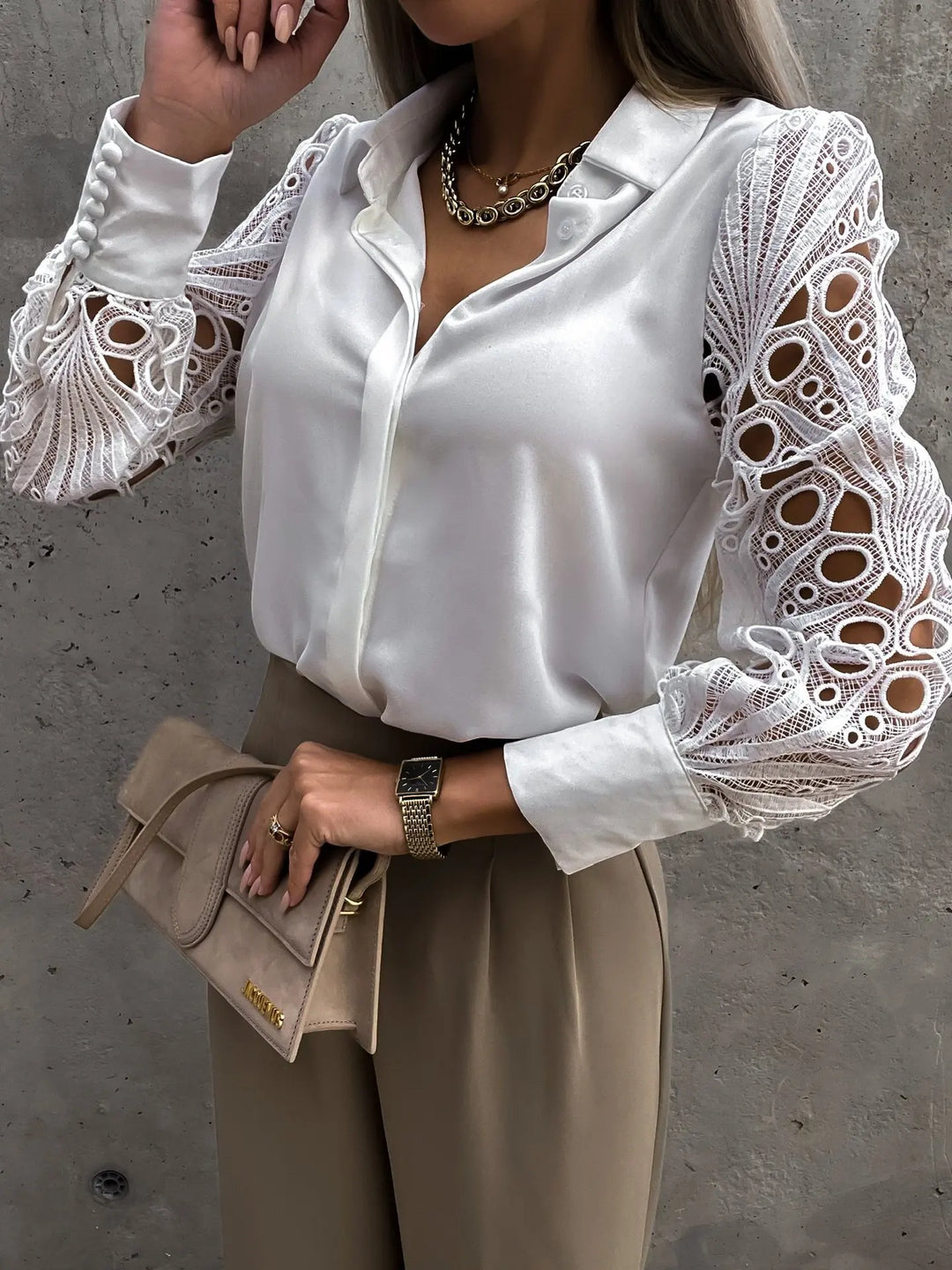 Women's Blouse | Collared Button