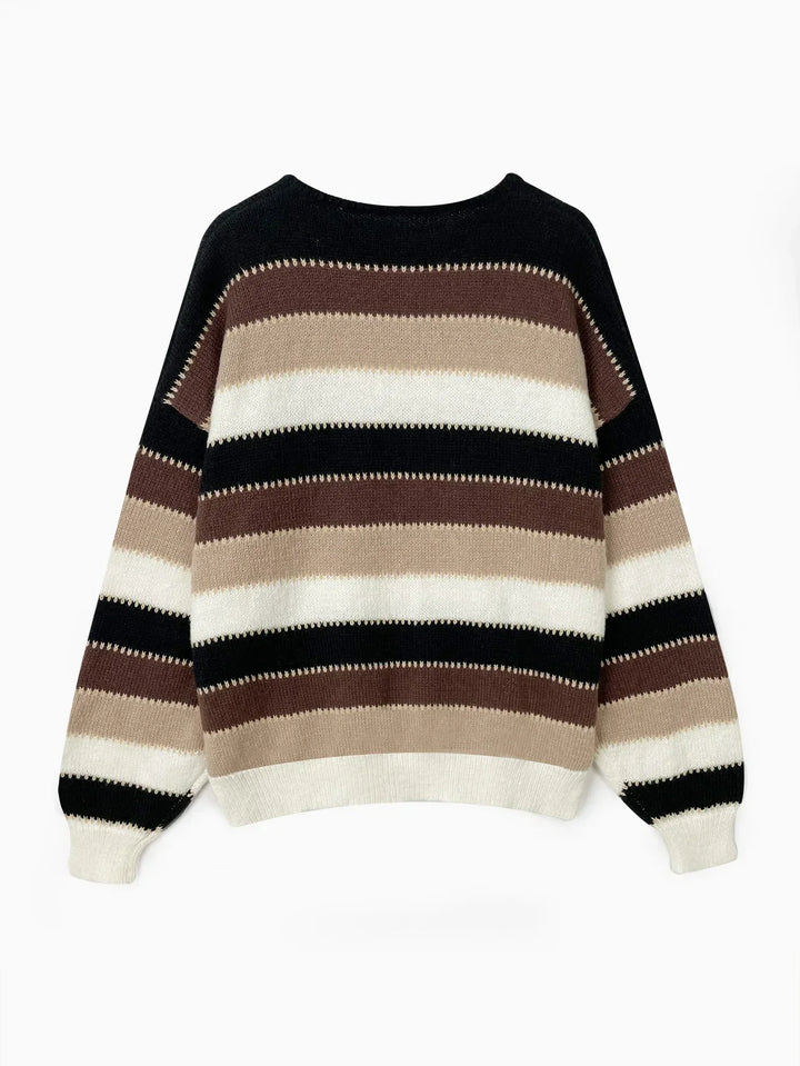 Women’s Sweater | Long Sleeve Striped