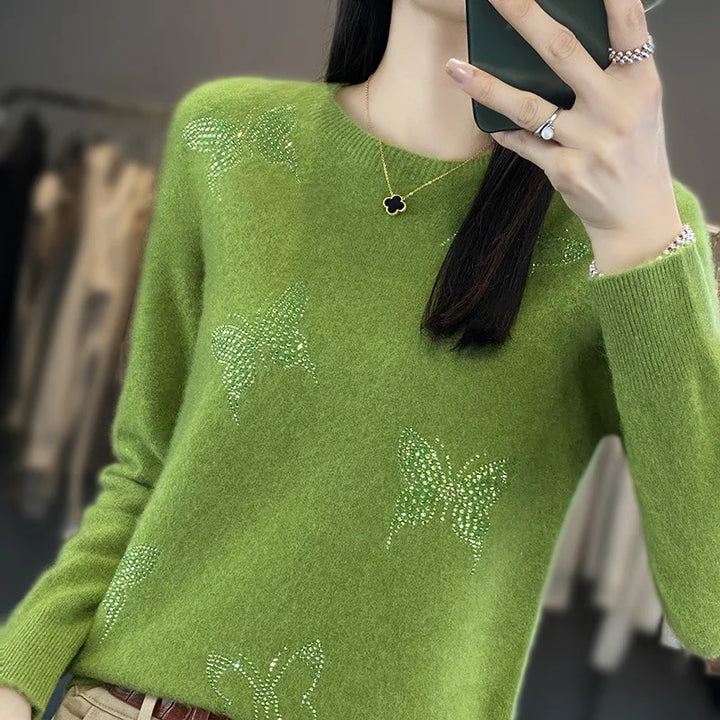 Women’s Sweater | Embellished Long Sleeve