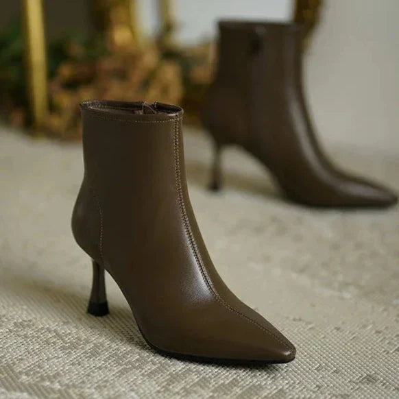 Boots For Women | Ankle Heeled With Pointed Toe