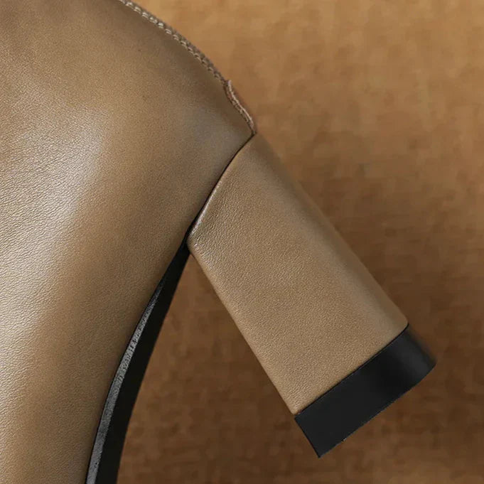 Boots For Women | Pointed Toe Block Heel Style