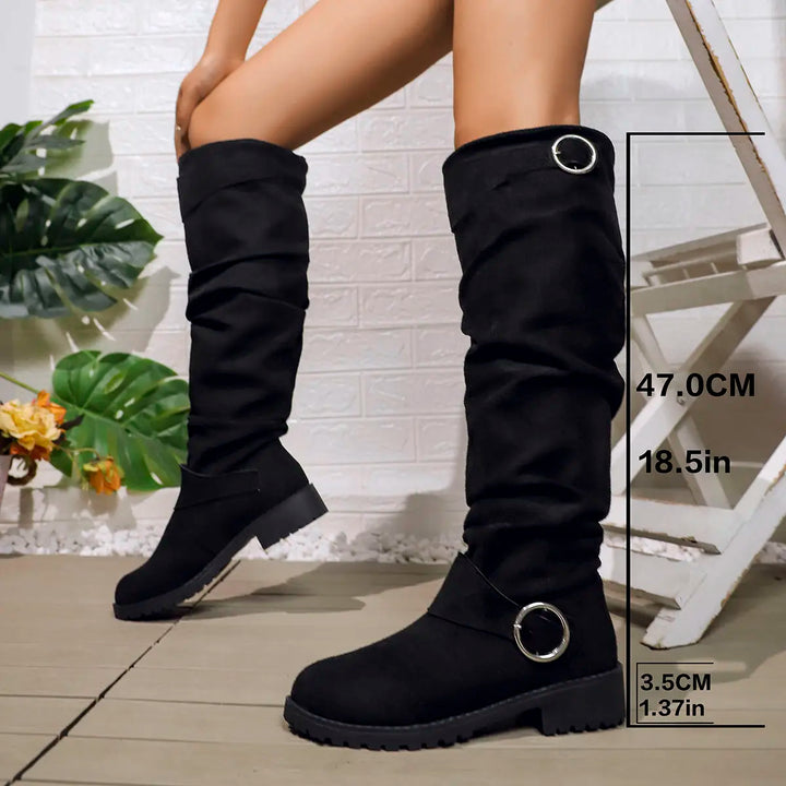 Knee High Boots for Women | Decorative Ring Accents