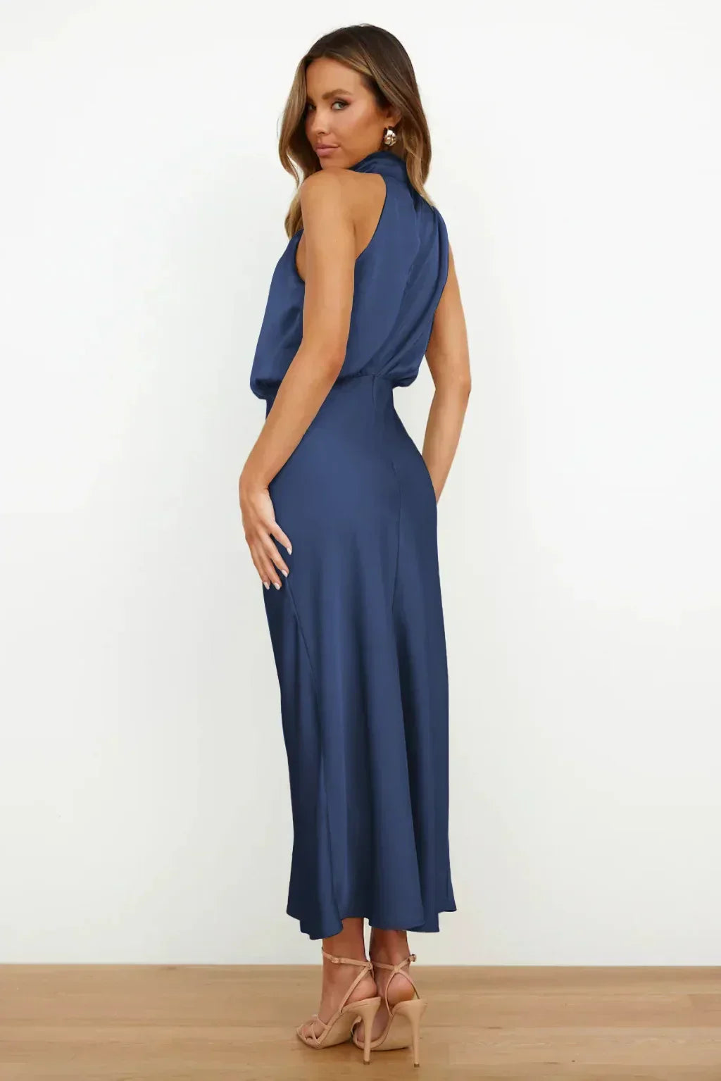 Women's Evening Dress | Halter Neck Maxi