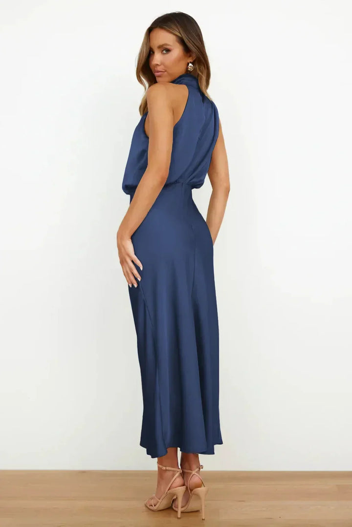 Women's Evening Dress | Halter Neck Maxi