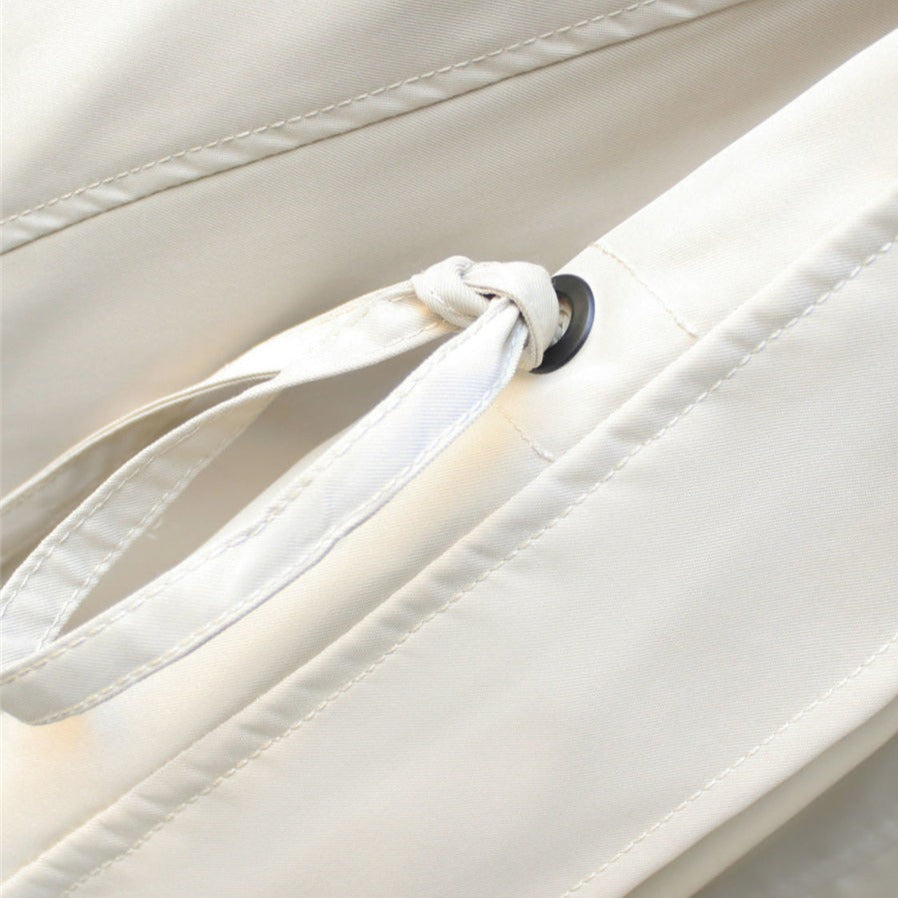 Women's Windbreaker Jacket | Snap-button Closure Details