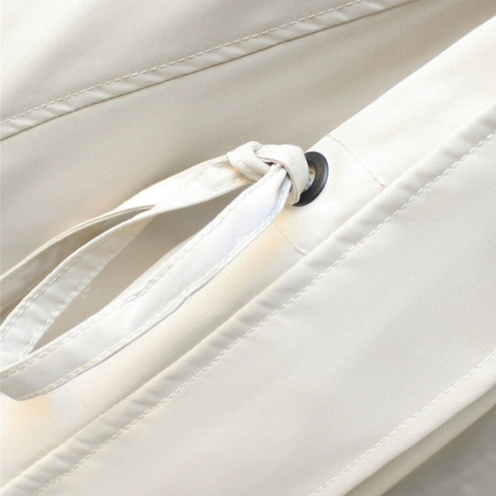 Women's Windbreaker Jacket | Snap-button Closure Details