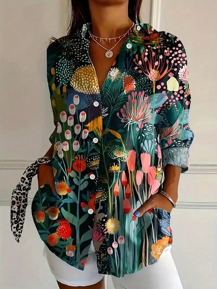 Women’s Blouse | Colorful Floral