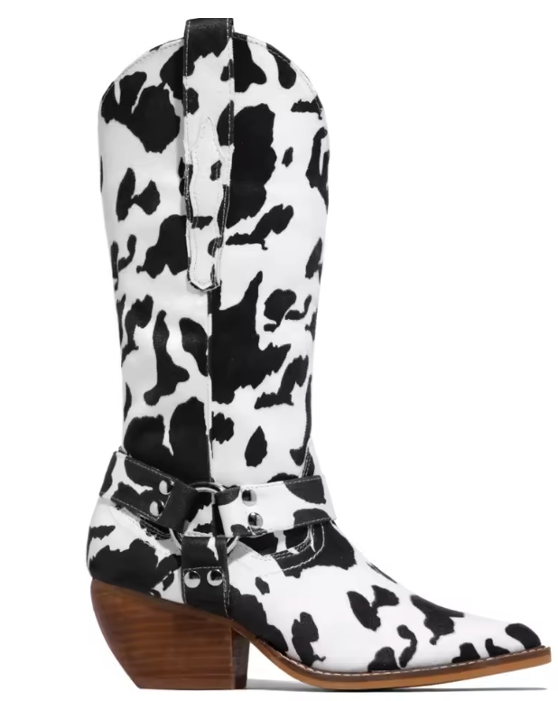 Cowboy Boots for Women | Mid-Calf Cow Print