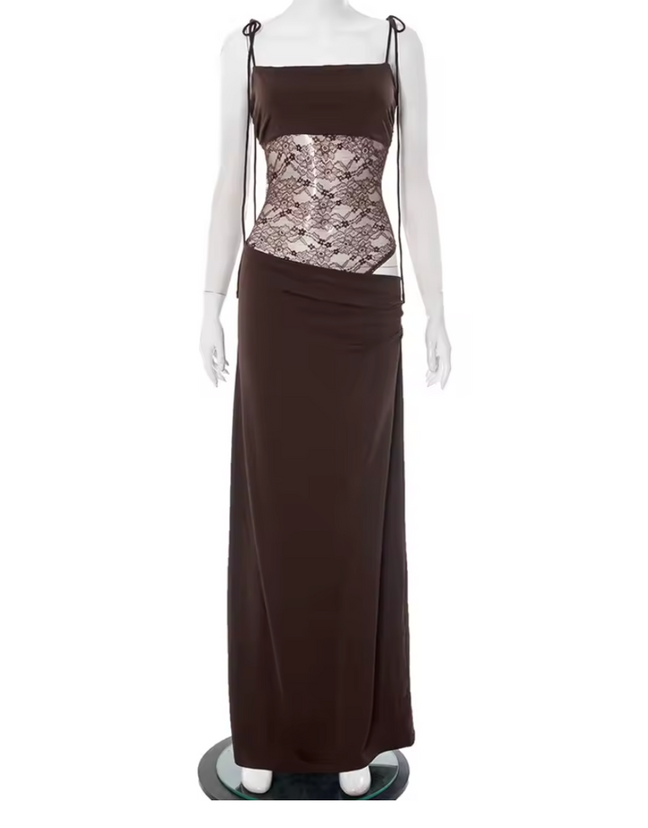 Women’s Dress | Lace Panel Maxi