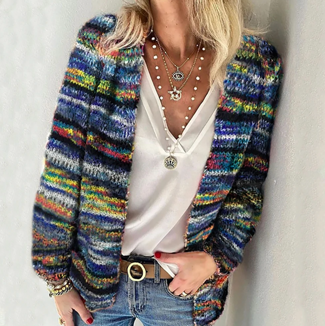 Women’s Cardigan | Multicolor Knit