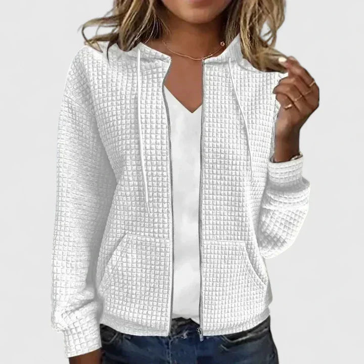 Women’s Jacket | Textured Zip Front
