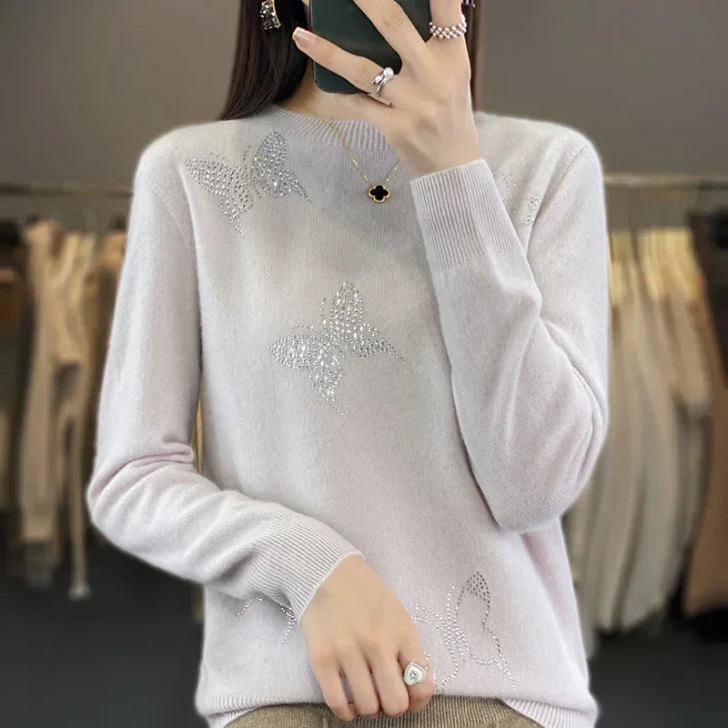 Women’s Sweater | Embellished Long Sleeve