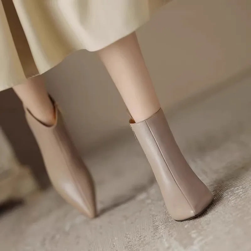 Boots For Women | Pointed Toe Ankle-Length Shaft