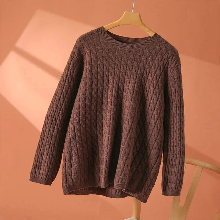 Women’s Sweater | Textured Cable Knit Design