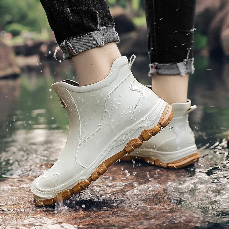 Boots For Women | Ankle Pull-On Lug Sole Closed Toe