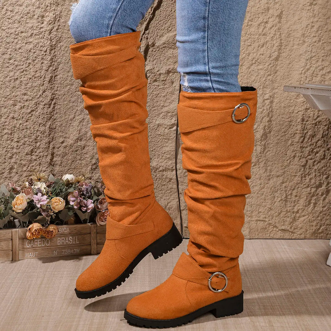 Knee High Boots for Women | Decorative Ring Accents