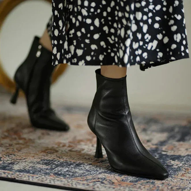 Boots For Women | Ankle Heeled With Pointed Toe