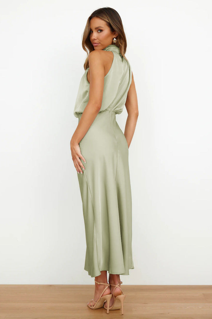 Women's Evening Dress | Halter Neck Maxi