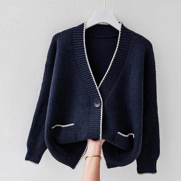 Women's Cardigan | Button-Front Closure