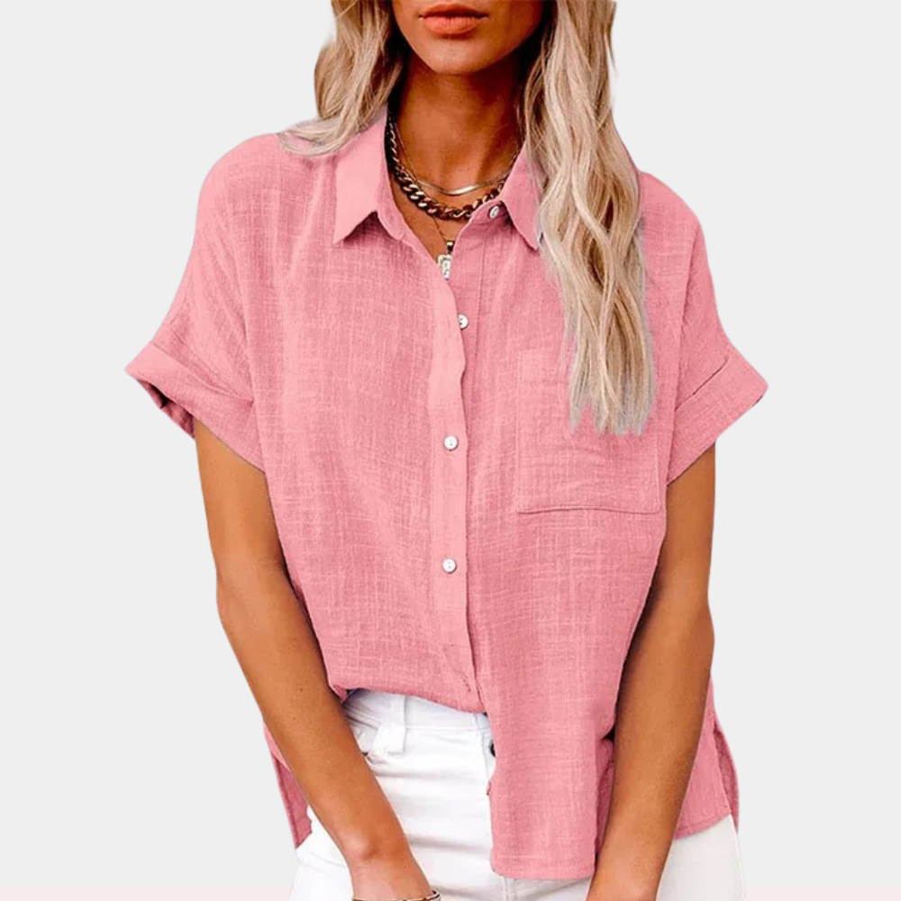 Women’s Shirt | Short Sleeve Button Down