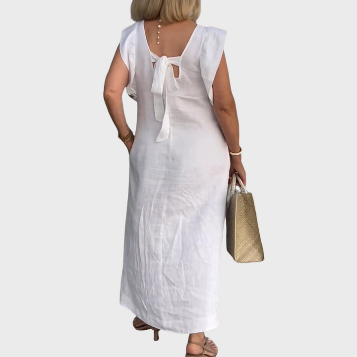 Women's Midi Sundress | Casual Cap Sleeve