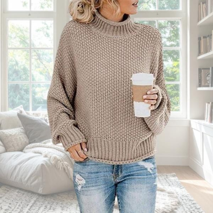 Women's Sweater | High Neck Knit