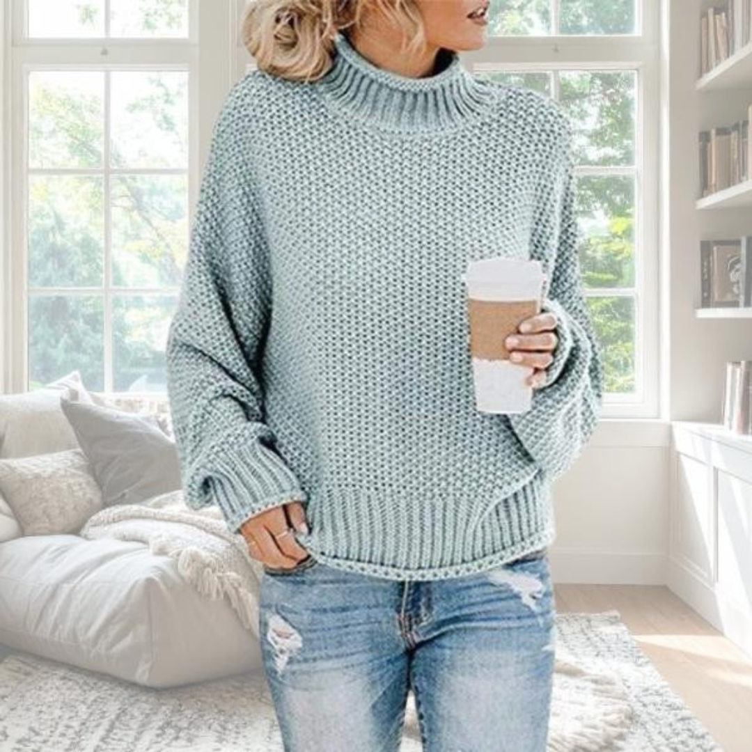 Women's Sweater | High Neck Knit