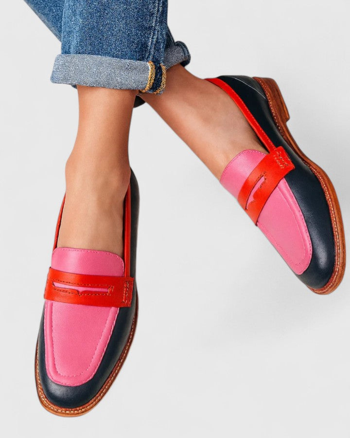 Women's Comfortable Loafers | Orthopedic Pink Cushioned