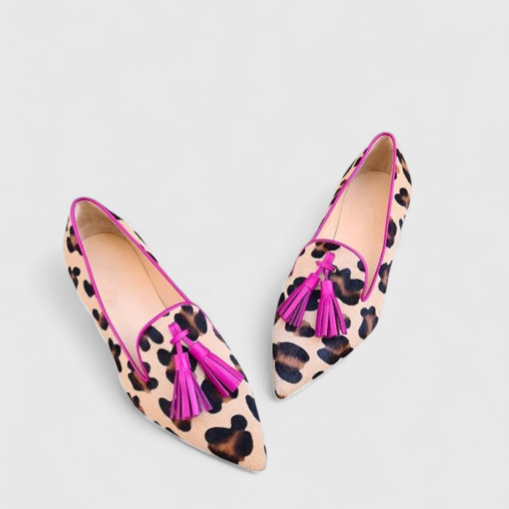 Loafers for Women | Flat Pointed Patterned