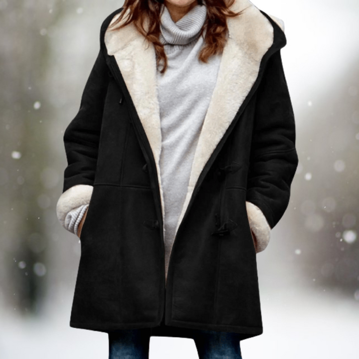 Women’s Winter Coat | Zip Front Long Coat