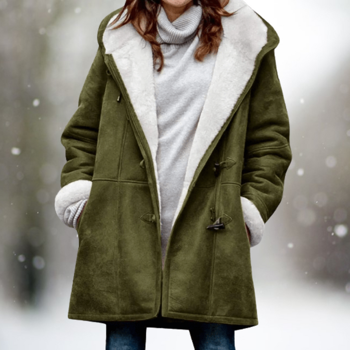 Women’s Winter Coat | Zip Front Long Coat