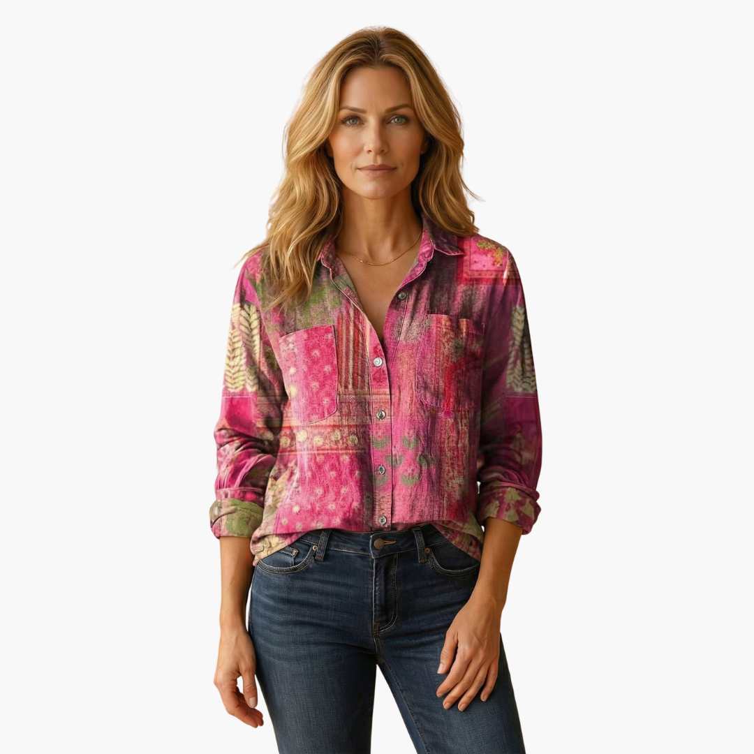 Women's Blouse | Long Sleeve Paisley