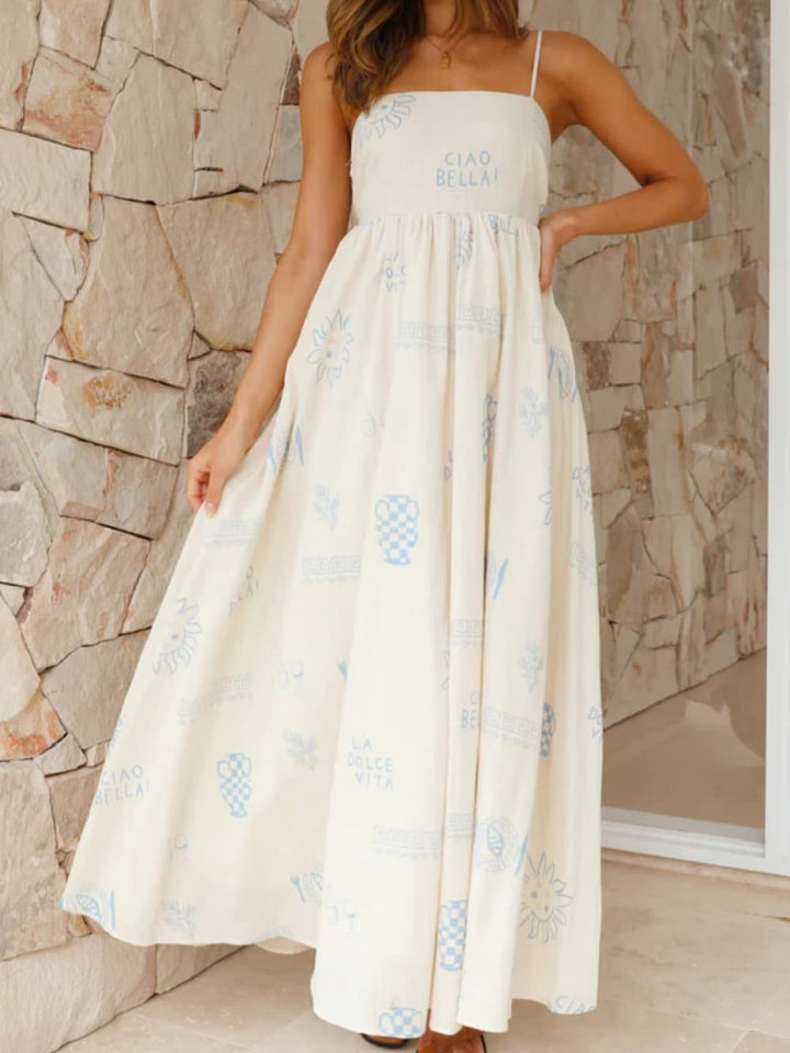 Women's Maxi Sundress | Open Back