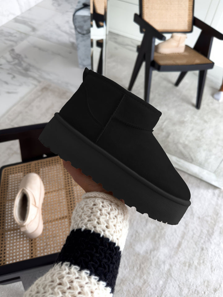 Boots For Women | Ankle Pull-On With Platform Sole