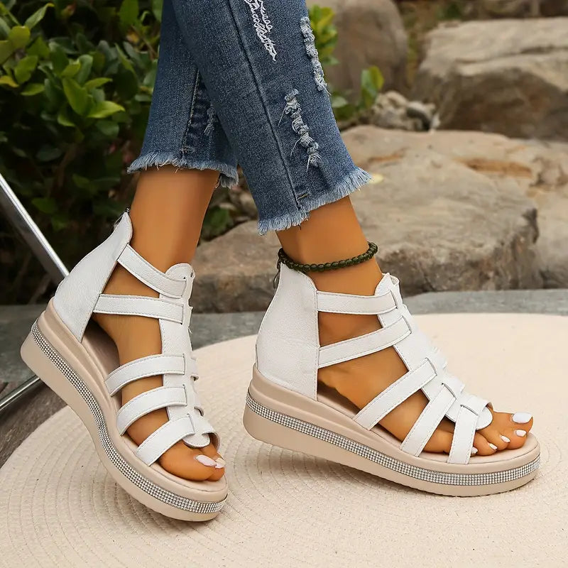 Sandals For Women | Multi-Strap Platform Design