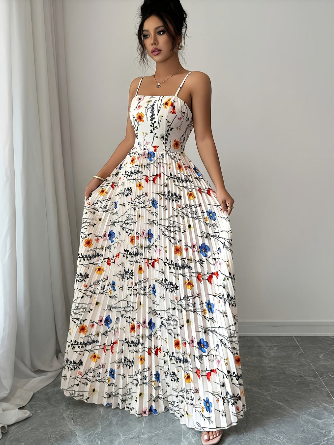 Women's Floral Maxi Dress | Vacation