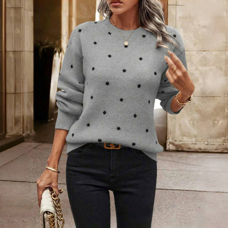 Women's Sweater | All-Over Dotted Pattern