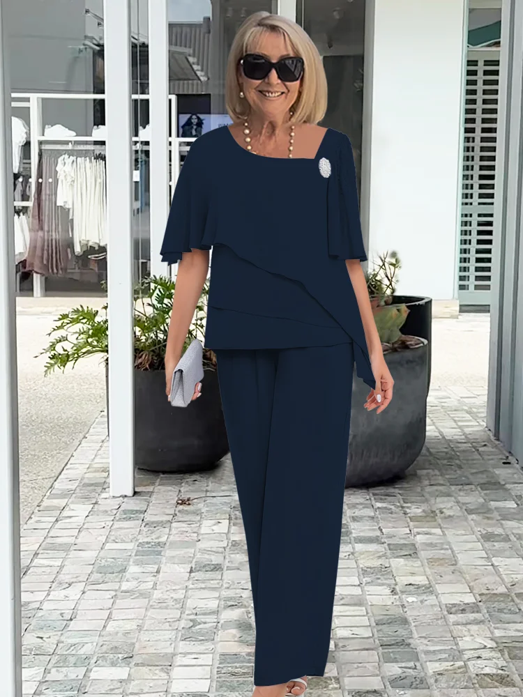 Women's 2 Piece Set | Square Neck Wedding