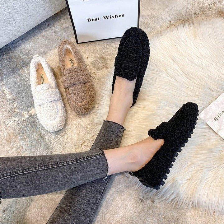 Loafers For Women | Textured Closed Toe