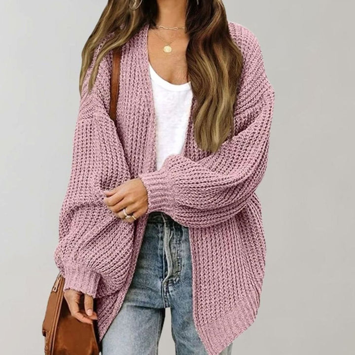 Amber | Women's Relaxed Fit Oversized Knit Open Front Cardigan Sweater