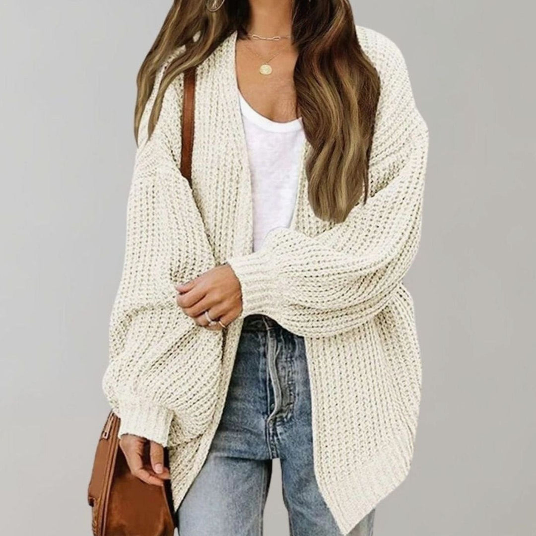 Amber | Women's Relaxed Fit Oversized Knit Open Front Cardigan Sweater
