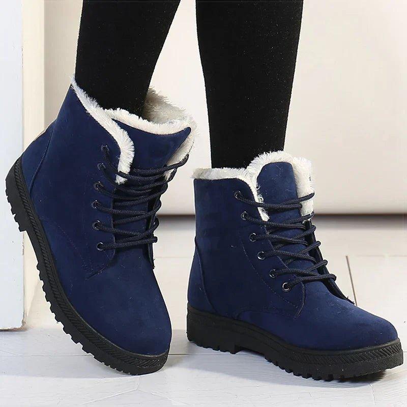 Boots For Women | Lace-Up Ankle Boots With Padded Collar