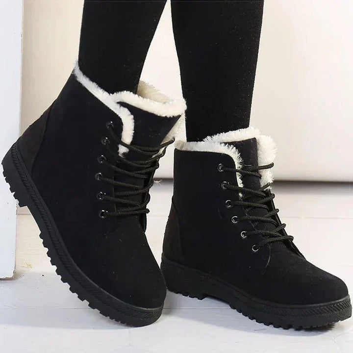 Boots For Women | Lace-Up Ankle Boots With Padded Collar