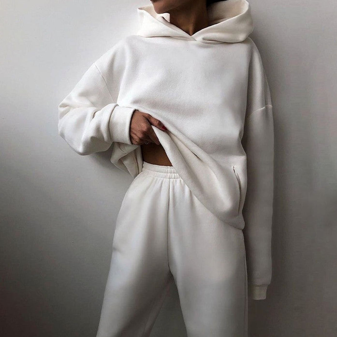 Aubrey | Women's Casual Loose-Fit Hoodie Jogger Two-Piece Set