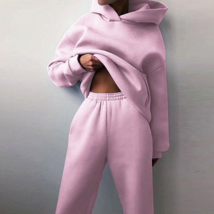 Aubrey | Women's Casual Loose-Fit Hoodie Jogger Two-Piece Set
